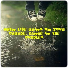 Love jumping in puddles! www.livealifeofbliss.com