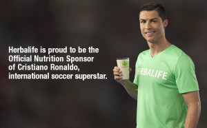 Cristiano Ronaldo remplace Lionel Messi comme Ambassadeur Herbalife !