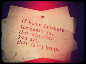 quotes about home and heart