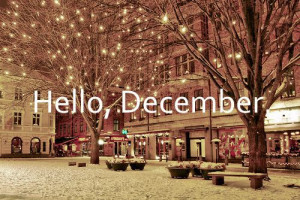 Hello, December