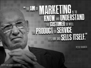 ... the product or service fits him and sells itself.