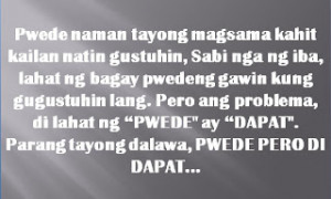 Quotes Tagalog Para Sa Boyfriend ~ The Best of Tagalog Love Quotes ...