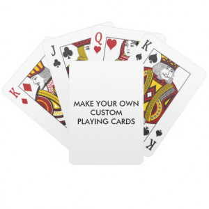 Make your own custom playing cards