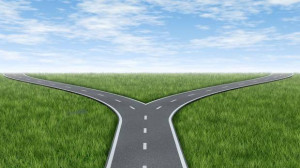 picture of empty highway road in macedonia