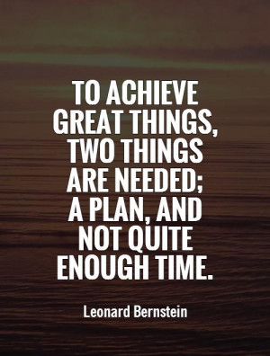 quote on achieving great things