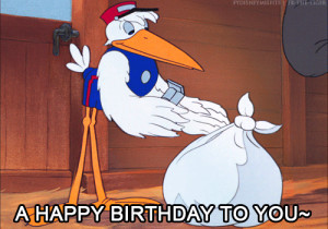 cartoons & comics disney birthday happy birthday dumbo mr stork ...