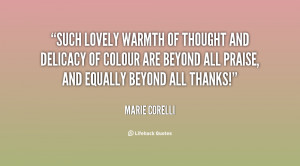 Such lovely warmth of thought and delicacy of colour are beyond all ...