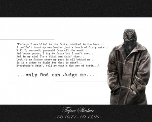 only God can Judge Me - Tupac by optiKitry