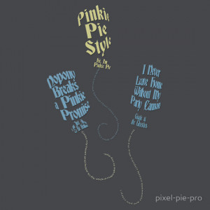 ... pro › Portfolio › Pinkie Pie Cutie Mark Quote Typography (MLP:FiM