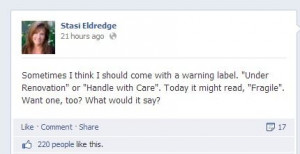 fb Stasi Eldredge quote