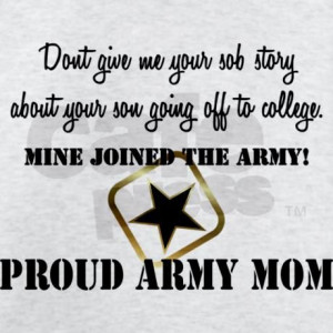 Army Mom (Sob Story) Light T-Shirt