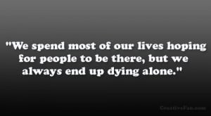 quotes about someone dying