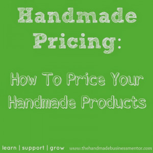 How to price your handmade products
