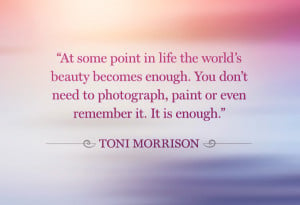 Toni Morrison gratitude quote