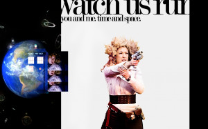 you and me. time and space. you watch us run.