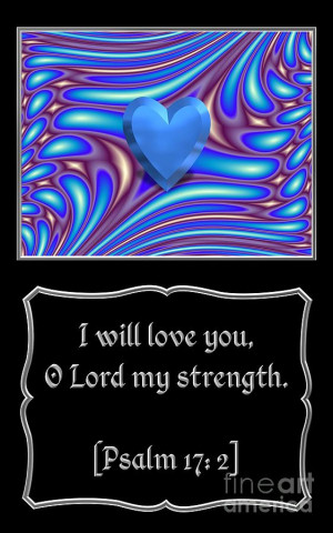 Heart And Love Design 8 With Bible Quote Photograph