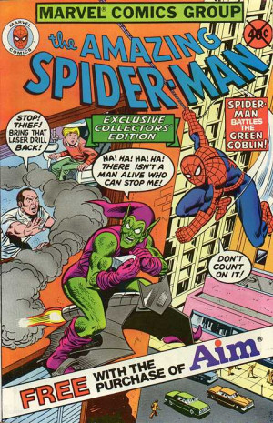 Comics : AIM Toothpaste: Spider-Man vs. Green Goblin