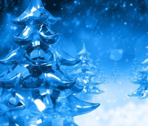 Home Samsung Galaxy… Holidays Christmas Icy blue trees