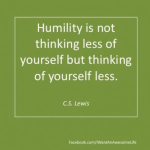 Lewis quote humility