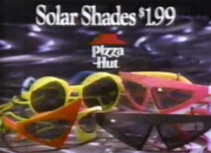 11. The Back to the Future II promotional sunglasses sold at Pizza Hut ...
