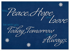 Home > Christmas Cards > Holiday Phrases > Peace > Words of Peace