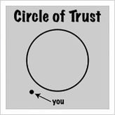 CIRCLE OF TRUST T-SHIRT you funny saying cute sarcastic womens girls ...
