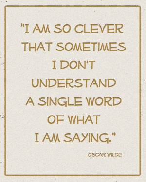 Oscar Wilde's Quotes