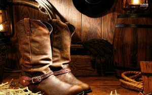 Cowboy boots wallpaper 1680x1050