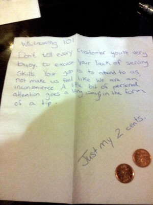 ... asshole?? oh honey you don't even know... be a waitress for a day