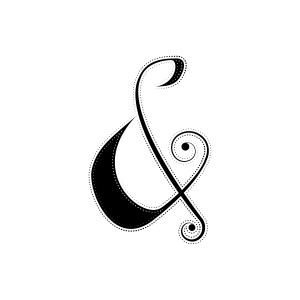fancy ampersand symbol