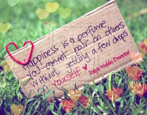 grass, happiness, heart, photography, quote, ralph waldo emerson