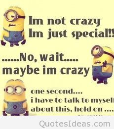 Minions funny quote with image