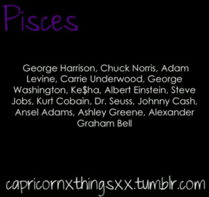 Famous Pisces. March 14th Me and Albert!