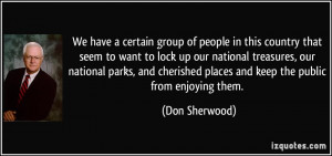 More Don Sherwood Quotes