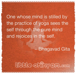 little inspiration for your yoga practice