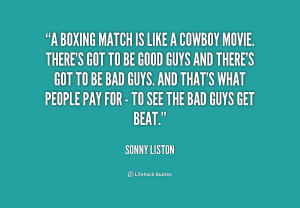 Boxing Match Is Like A Cowboy Movie