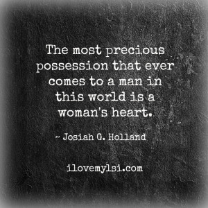 The most precious possession.