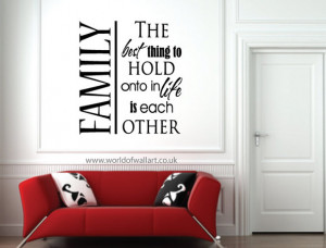 Family The Best Thing Wall Sticker