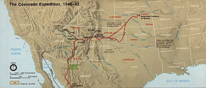 MAP: Hernando de Soto's North American Trail