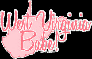 American State Babes Graphic - West Virginia Babe