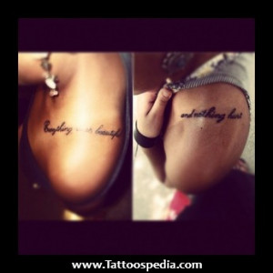 ... %20Sister%20Tattoos%20Quotes%201 Matching Sister Tattoos Quotes