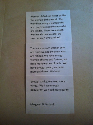 Margaret D Nadauld Quotes