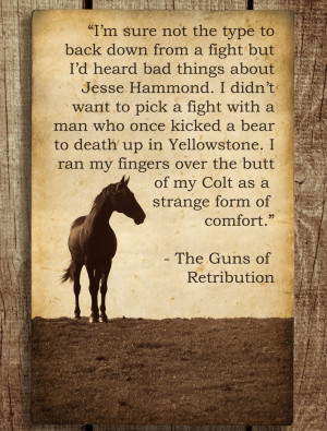 quote from The Guns of Retribution.