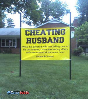 Cheating_Husband_Sign