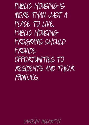 Public Housing Quotes