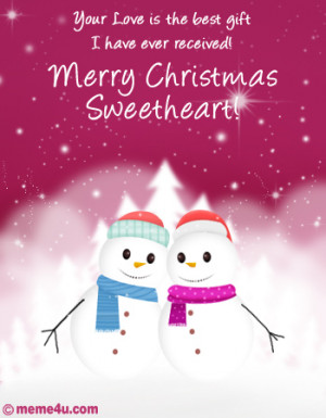 best christmas gift, romantic christmas ecard, romantic christmas card