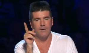 Simon Cowell: not telling you how to vote, but...