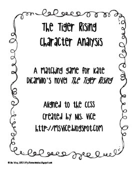 Tiger Rising Character Analysis
