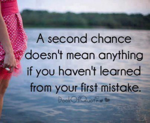Second Chance Doesn't Mean Anything