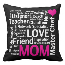 ... Cloud Mother Text Sayings – Black World’s Best Mom Pink and Black